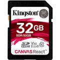 Kingston SDHC Canvas React 32GB 100MB/s UHS-I U3_2003978748