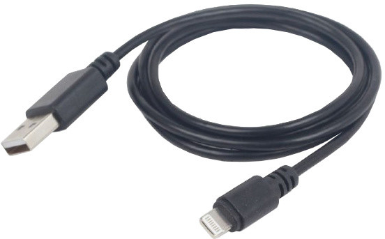 Gembird CABLEXPERT kabel USB 2.0 lightning (IP5 a vyšší) nabíjecí a synchronizační kabel, 2m, černá_95242792