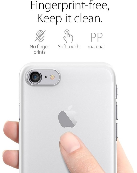 Spigen Air Skin pro iPhone 7, soft clear_1095135235