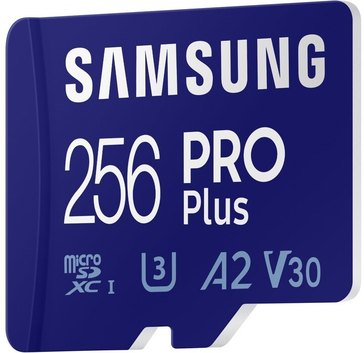 Samsung Micro SDXC 256GB PRO Plus UHS-I U3 (Class 10) + USB adaptér_1386393495