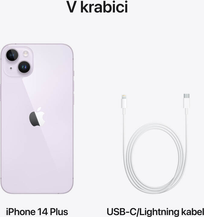 Apple iPhone 14 Plus, 128GB, Purple_2125480888