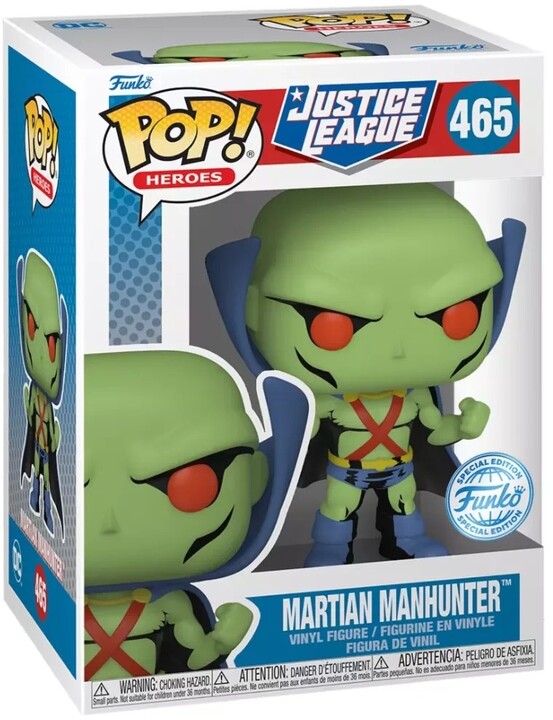 Figurka Funko POP! Justice League - Martian Manhunter (Heroes 465)_1651497380