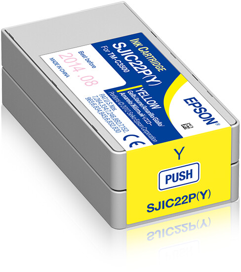 Epson ColorWorks SJIC22P(Y): Ink cartridge, žlutá, pro CW C3500_1117889210