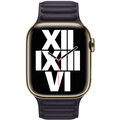 Apple Watch řemínek kožený tah 41mm, M/L, inkoustově fialová_1502862382