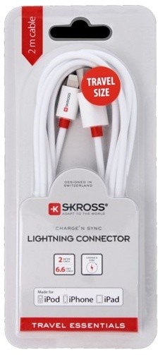 SKROSS USB kabel Travel Size Charge´n Sync, Apple Lightning konektor, Apple MFI licence_837968619