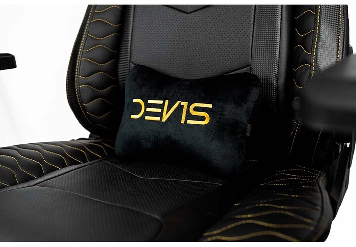 DEV1S Black, herní židle, černá_1240944769