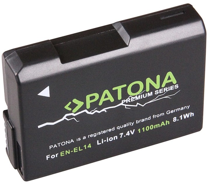 Patona baterie pro Nikon EN-EL14 1100mAh Li-Ion Premium_1590248782