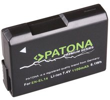 Patona baterie pro Nikon EN-EL14 1100mAh Li-Ion Premium O2 TV HBO a Sport Pack na dva měsíce