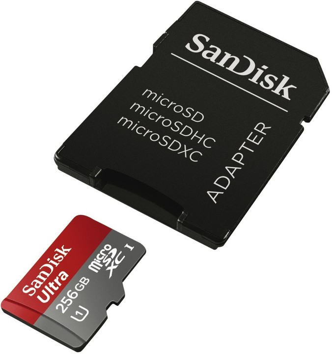 SanDisk Micro SDXC Ultra Android 256GB 95MB/s UHS-I + SD adaptér_1645871069