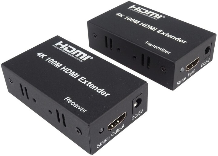 PremiumCord extender 4K HDMI na 100m přes jeden kabel Cat5e/Cat6_1288610896