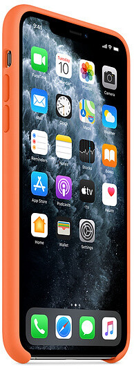 Apple silikonový kryt na iPhone 11 Pro Max, oranžová_1316419986