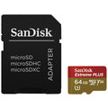 SanDisk Micro SDXC Extreme Plus 64GB 95MB/s UHS-I U3 V30 + SD adaptér_962377448
