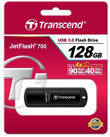 Transcend JetFlash 700 128GB, černá_1534794581