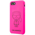 Karl Lagerfeld silikonový kryt Iconic pro iPhone 8/SE2, růžová_881038516