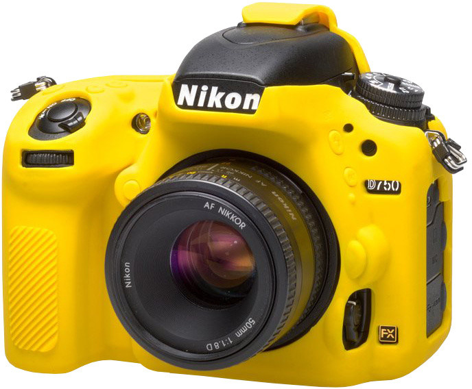 Easy Cover silikonový obal Reflex Silic pro Nikon D750, žlutá_1498296201