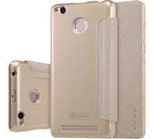 Nillkin Sparkle Leather Case pro Xiaomi Redmi 3 Pro, zlatá_922647988