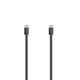 Hama kabel USB-C, 0.75m, černá