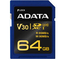 ADATA SDXC Premier Pro 64GB 95MB/s UHS-I U3_1738527712