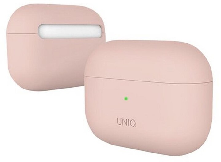 UNIQ silikonové pouzdro Lino Hybrid Liquid pro Airpods Pro, růžová_1033489982