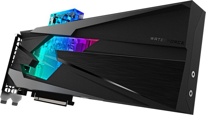 GIGABYTE GeForce RTX 3080 GAMING OC WATERFORCE WB 10G (rev.2.0), LHR, 10GB GDDR6X_1231463774