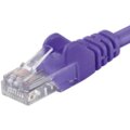 PremiumCord Patch kabel UTP RJ45-RJ45 level 5e, 1m, fialová