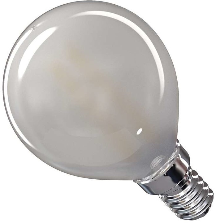 Emos LED žárovka Filament Mini Globe matná 4W E14, teplá bílá_1136209109