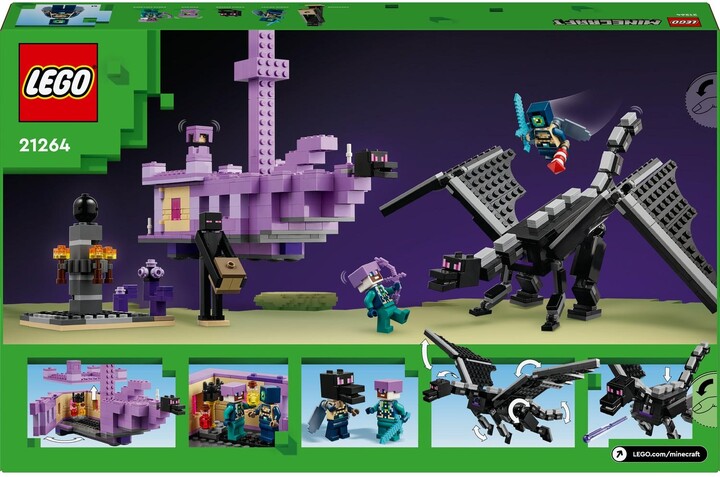 LEGO® Minecraft® 21264 Drak z Enderu a loď z Endu_1964078478