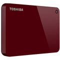 Toshiba Canvio Advance - 2TB, červená