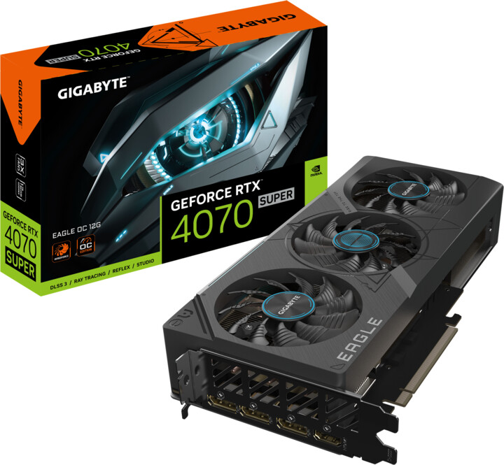 GIGABYTE GeForce RTX 4070 SUPER EAGLE OC 12G, 12GB GDDR6X_24412903