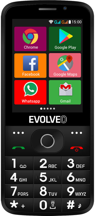 Evolveo EasyPhone AD, Black_936492354
