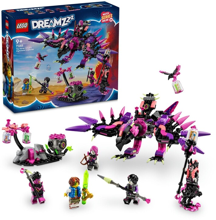 LEGO® DREAMZzz™ 71483 Nikdyčarodějnice a její stvoření z noční můry_804202017