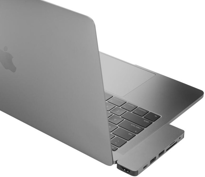 HYPER solo USB-C Hub pro MacBook &amp; ostatní USB-C zařízení, šedá_1215000262