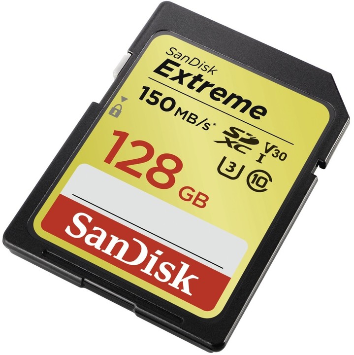 SanDisk SDXC Extreme 128GB 150MB/s UHS-I U3_744874218