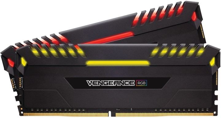 Corsair Vengeance RGB LED 16GB (2x8GB) DDR4 4000, černá_778459327
