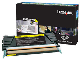 Lexmark X746A1YG, žlutá, return_1021258781