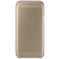 Samsung Galaxy A5 2017 (SM-A520C), flipové pouzdro, Clear View, zlaté_1477805443