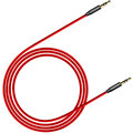 BASEUS kabel audio Yiven Series, Jack 3.5mm, M/M, 1m, červená/černá_831779144