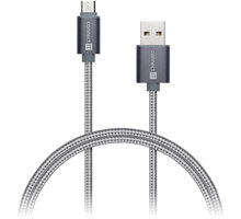 CONNECT IT Wirez Premium Metallic micro USB - USB, silver gray, 1m_87361182