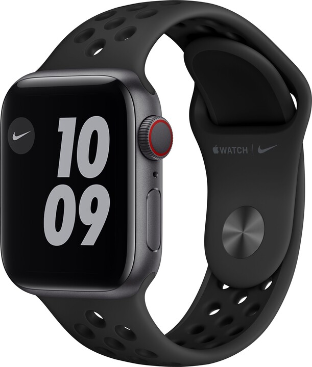 Apple Watch Nike Series 6 Cellular, 40mm, Space Grey, Anthracite/Black Nike Sport Band_1527667813