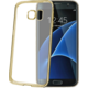 CELLY Laser - lemování s kovovým efektem TPU pouzdro pro Samsung Galaxy S7 Edge, zlatá