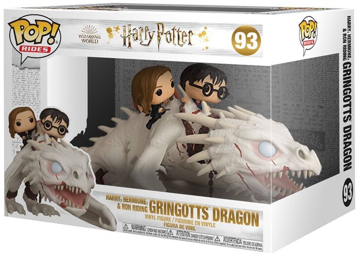Figurka Funko POP! Harry Potter - Harry, Hermione and Ron Riding Gringotts Dragon_1633746656
