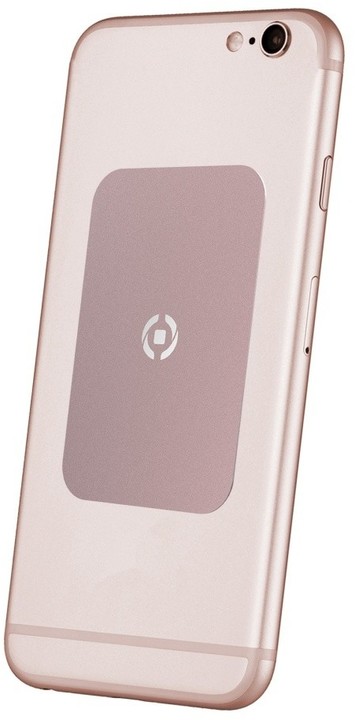 CELLY GHOSTPLATE Plíšky kompatibilní s magnetickými držáky pro mobilní telefony, růžovozlatý_2038167264