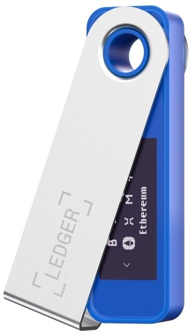 Ledger Nano S Plus Deepsea Blue, hardwarová peněženka na kryptoměny_1888293103
