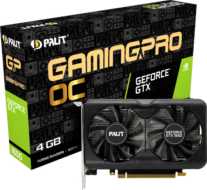 PALiT GeForce GTX 1650 GamingPro OC, 4GB GDDR6_690818782
