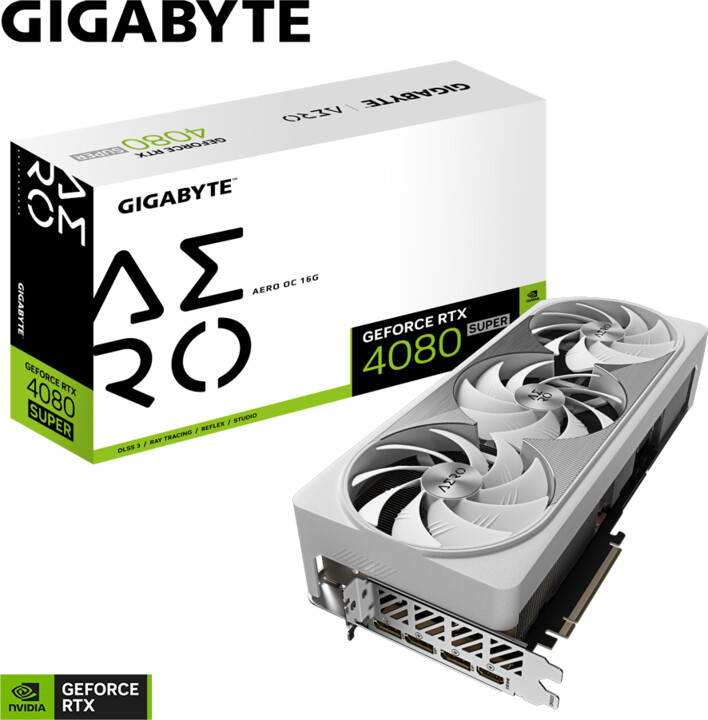 GIGABYTE GeForce RTX 4080 SUPER AERO OC 16G, 16GB GDDR6X_1396240698