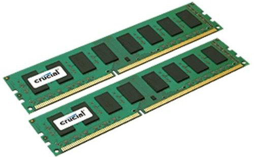 Crucial 4GB (2x2GB) DDR3 1600 ECC, Single Ranked x8_1243687201
