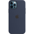 Apple silikonový kryt s MagSafe pro iPhone 12/12 Pro, tmavě modrá_1491113049