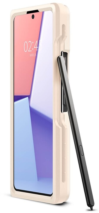 Spigen ochranný kryt Thin Fit P (S Pen) pro Samsung Galaxy Z Fold5, slonovinová_934969770