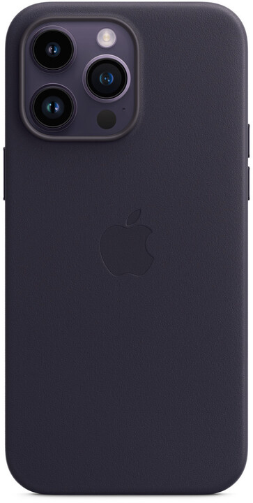 Apple kožený kryt s MagSafe pro iPhone 14 Pro Max, inkoustově fialová_900793338