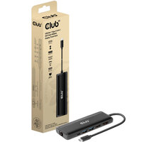 Club3D dokovací stanice USB-C, 8-in-1 MST Dual 4K60Hz, Display Travel Dock CSV-1597